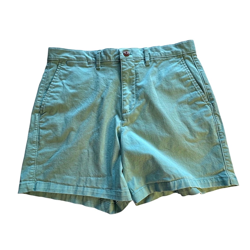 Gap Mens Mint Green 6" Chino Shorts Sz 32 Grandpa Core Retro Preppy Boho Coastal